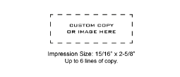 PSI2264 - PSI 2264 Pre-Inked Stamp